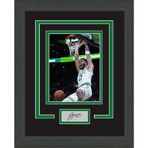 image:imageFramed Jayson Tatum Facsimile Laser Engraved Signature Auto Boston Celtics 11x14 Basketball Photo