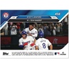 image:image2024 Topps Now Wyatt Langford 456 First Career Walk Off Hit Texas Rangers Rookie RC Baseball Card