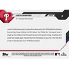 image:image2026 Topps Now Justin Crawford 9 1st Hit in 1st At Bat Logs Team Opening Day History Philadelphia Phillies Rookie RC Baseball Card