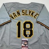 image:imageAutographedSigned Andy Van Slyke Pittsburgh Grey Baseball Jersey JSA COA