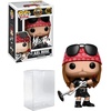 image:imageAxl Rose 50 Guns N Roses Facsimile Signed Reprint Laser Autographed Funko POP Rocks Figurine with Protector Case