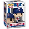 image:imageCorey Seager 117 Funko POP Baseball Texas Rangers Figurine Bundle with HOFSM Protector Case