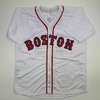 image:imageFacsimile Autographed Jarren Duran Boston White Reprint Laser Auto Baseball Jersey Size Mens XL