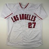 image:imageFacsimile Autographed Vladimir Guerrero Sr Vlad Los Angeles LA Anaheim White Reprint Laser Auto Baseball Jersey Size Mens XL
