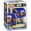 image:imagePuka Nacua 306 Funko POP Football Los Angeles Rams Figurine Bundle with HOFSM Protector Case