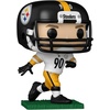image:imageTJ TJ Watt 309 Funko POP Football Pittsburgh Steelers Figurine Bundle with HOFSM Protector Case