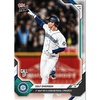 image:image2026 Topps Now Colt Emerson 219 1st MLB Hit is 3 Run Home Run For Number 1 Prospect Seattle Mariners Rookie RC Baseball Card