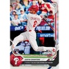image:image2026 Topps Now Justin Crawford 9 1st Hit in 1st At Bat Logs Team Opening Day History Philadelphia Phillies Rookie RC Baseball Card