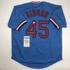 image:imageAutographedSigned Bob Gibson St Louis Blue Baseball Jersey JSA COA