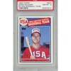 image:imageGraded 1985 Topps USA Baseball Team Mark McGwire 401 Rookie RC Baseball Card PSA 8 NMMT