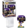 image:imageJustin Jefferson 239 Funko POP Football Minnesota Vikings Figurine Bundle with HOFSM Protector Case