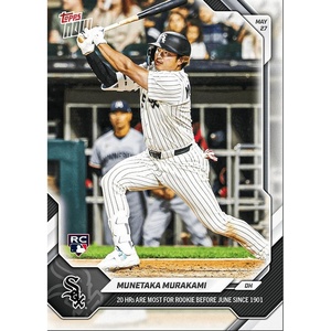 image:image2026 Topps Now Munetaka Murakami 257 20 Home Runs Are Most For Rookie Before June Since 1901 Chicago White Sox Rookie RC Baseball Card