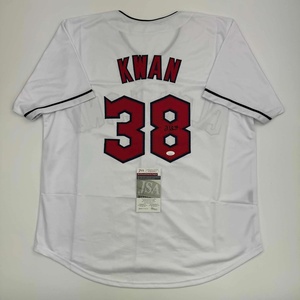 image:imageAutographedSigned Steven Kwan Cleveland White Baseball Jersey JSA COA