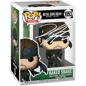 image:imageDavid Hayter Naked Snake 1053 Metal Gear Solid Facsimile Signed Reprint Laser Autographed Funko POP Games Figurine with Protector Case