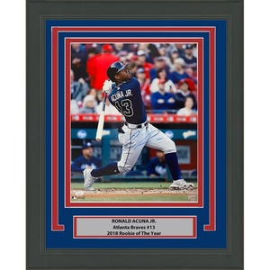 image:imageFramed AutographedSigned Ronald Acuna Jr Atlanta Braves 16x20 Baseball Photo JSA COA 1