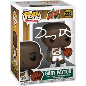 image:imageGary Payton 223 Facsimile Signed Reprint Laser Autographed Funko POP Basketball Seattle Super Sonics Figurine with Protector Case