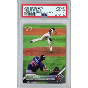 image:imageGraded 2023 Topps Now Shohei Ohtani WBC71 World Baseball Classic Baseball Card PSA 10 Gem Mint