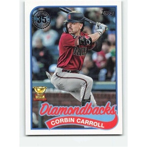 image:imageHall of Fame Sports Memorabilia 2024 Topps Series 1 Corbin Carroll 89B99 Baseball Card
