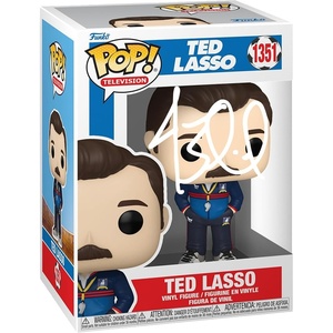image:imageJason Sudeikis Ted Lasso 1351 Facsimile Signed Reprint Laser Autographed Funko POP Television Figurine with Protector Case