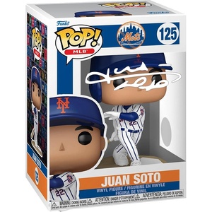 image:imageJuan Soto 125 Facsimile Signed Reprint Laser Autographed Funko POP Baseball MLB New York Mets Figurine with Protector Case