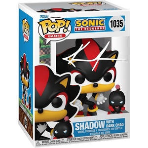 image:imageKeanu Reaves Shadow with Dark Chao 1035 Facsimile Signed Reprint Laser Autographed Funko POP Games Figurine with Protector Case