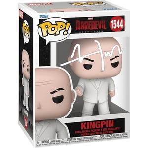 image:imageVincent DOnofrio Kingpin 1544 Daredevil Born Again Facsimile Signed Reprint Laser Autographed Funko POP Movies Marvel Avengers Figurine with Protector Case