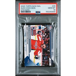 image:imageGraded 2025 Topps Now Alex Ovechkin 29 Hockey Card PSA 10 Gem Mint