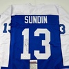 image:imageAutographedSigned Mats Sundin HOF 12 Toronto Blue Hockey Jersey JSA COA