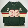 image:imageAutographedSigned Mats Zuccarello Minnesota Green Hockey Jersey Beckett BAS COA