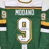 image:imageAutographedSigned Mike Modano HOF 2014 Minnesota Green Hockey Jersey Beckett BAS COA
