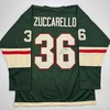 image:imageAutographedSigned Mats Zuccarello Minnesota Green Hockey Jersey Beckett BAS COA