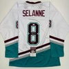 image:imageAutographedSigned Teemu Selanne Finnish Flash Anaheim White Retro Hockey Jersey JSA COA