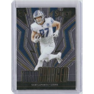 image:image2023 Panini Select TURSLA Sam LaPorta Turbocharged Football Card