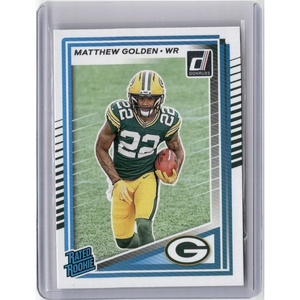image:image2025 Donruss 311 Matthew Golden Rookie RC Football Card