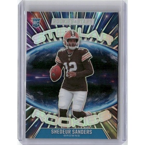 image:image2025 Panini Rookies amp Stars 1 Shedeur Sanders Stellar Rookies Silver Rookie RC Football Card