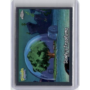 image:image2025 Topps Chrome SpongeBob Squarepants 25th Anniversary Sandys Treedome 128 TV Show Card Near Mint