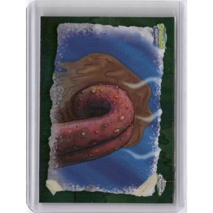 image:image2025 Topps Chrome Spongebob Squarepants 25th Anniversary Patrick Burns His Tongue GO3 Gross Out TCG Trading Card Game Card