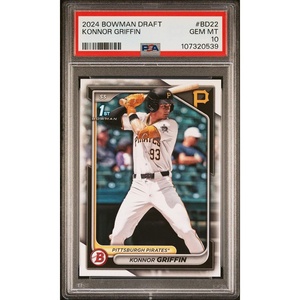 image:imageGraded 2024 Topps Bowman Draft Konnor Griffin BD22 Rookie RC Baseball Card PSA 10 Gem Mint
