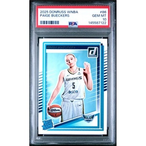image:imageGraded 2025 Panini Donruss Paige Bueckers 86 Rookie RC Basketball Card PSA 10 Gem Mint