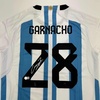 image:imageAutographedSigned Alejandro Garnacho Argentina Blue Soccer Futbol Jersey Beckett BAS COA