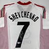 image:imageAutographedSigned Andriy Shevchenko AC Milan White Soccer Futbol Jersey Beckett BAS COA