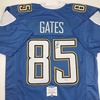 image:imageAutographedSigned Antonio Gates Los Angeles LA Powder Blue Football Jersey Beckett BAS COA