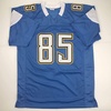 image:imageAutographedSigned Antonio Gates Los Angeles LA Powder Blue Football Jersey Beckett BAS COA