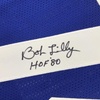 image:imageAutographedSigned Bob Lilly HOF 80 Dallas Retro Blue Football Jersey JSA COA