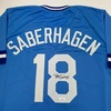 image:imageAutographedSigned Bret Saberhagen Kansas City Light Blue Baseball Jersey JSA COA