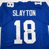 image:imageAutographedSigned Darius Slayton New York Blue Football Jersey JSA COA