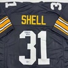 image:imageAutographedSigned Donnie Shell Pittsburgh Black Football Jersey JSA COA