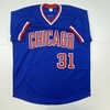 image:imageAutographedSigned Ferguson Fergie Jenkins HOF 91 Chicago Blue Baseball Jersey JSA COA