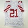 image:imageAutographedSigned Frank Gore San Francisco White Football Jersey Beckett BAS COA