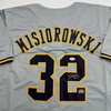 image:imageAutographedSigned Jacob Misiorowski Milwaukee Grey Baseball Jersey JSA COA